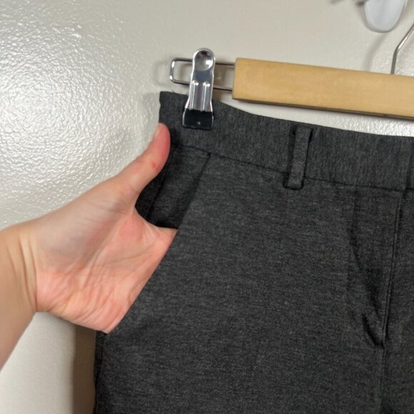 Aritzia Babaton Ilana Ponte Pants Size 2 Gray Stretch Work Career Office Cropped - Picture 6 of 11